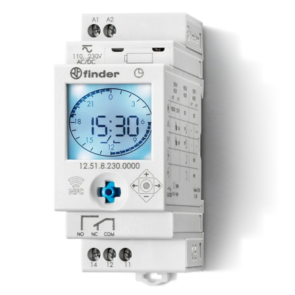125182300000 | Finder daily/weekly NFC digital time switch 1 exchange 16 A