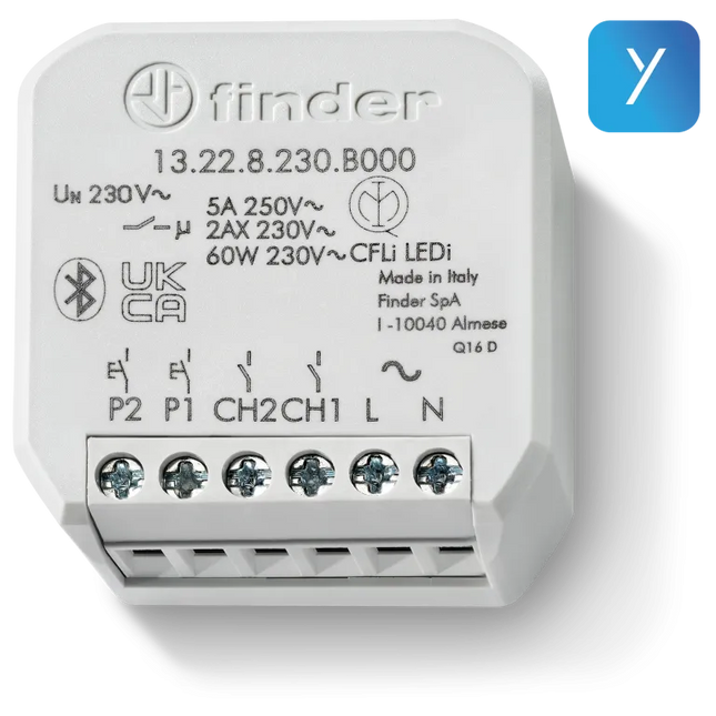 15219024B200 | Finder varialuce (dimmer) connesso yesly per strisce led 12..24VDC