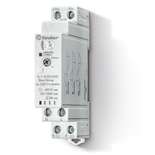 151182300400 | <tc>Finder</tc> slave dimmer 0-10V 17.5mm 400W