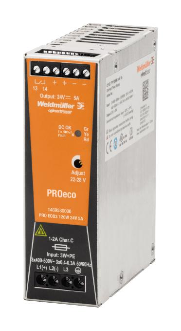 1469530000 | Weidmuller pro eco3 120W 24V 5A