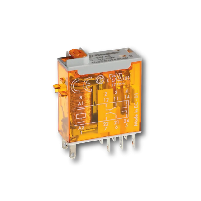 465282300040 | Finder mini Industrial Relay 2 contacts 8A