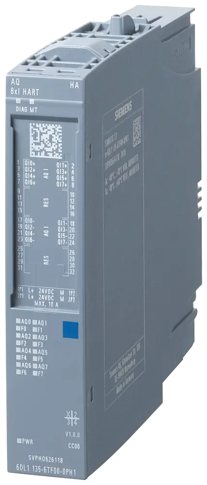 6DL11356TF000PH1 | <tc>Siemens</tc> <tc>Simatic</tc> ET 200SP HA. Analog output module