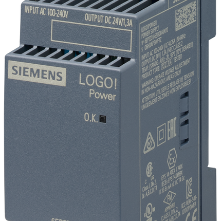 6EP33316SB000AY0 | <tc>Siemens</tc> logo!power 24 V / 1.3 A