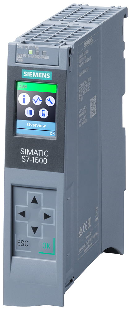 6ES75111AK020AB0 | Siemens Simatic S7-1500, CPU 1511-1 PN