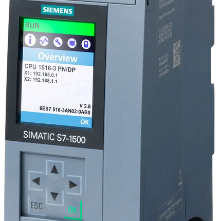 6ES75163AN020AB0 | Siemens Simatic S7-1500. CPU 1516-3 PN/DP