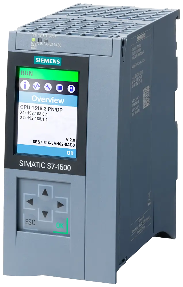 6ES75163AN020AB0 | Siemens Simatic S7-1500. CPU 1516-3 PN/DP