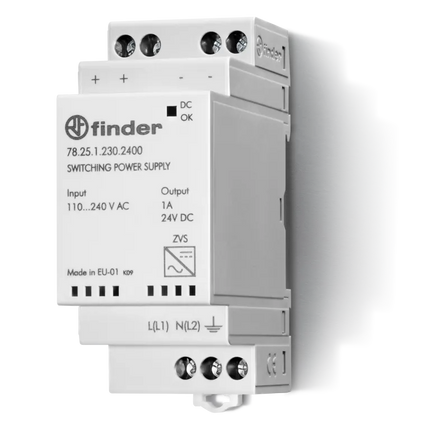 782512302400 | Finder Alimentatore switching 25W 24VDC 1A