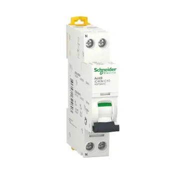 A9P54610 | Schneider-electric Interruptor magnetotérmico iC40N 1P+N C 10A 6000A