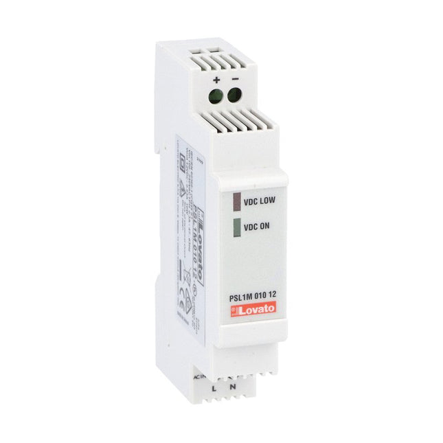 PSL1M01012 | Lovato 12VDC single-phase modular switching power supply. 0.83A/10W